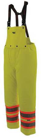 VIKING U6400PG-L RAIN BIB 300D INSULATED GREEN L