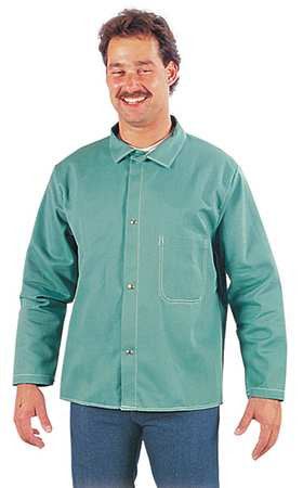STEEL GRIP WC 16750-34VJ25 FLAME-RESISTANT JACKET GRN 40 TO 42IN