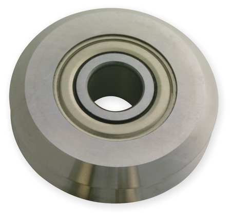 PBC LINEAR VWSS4 V-GUIDE WHEEL BEARING,BORE 0.5906 IN