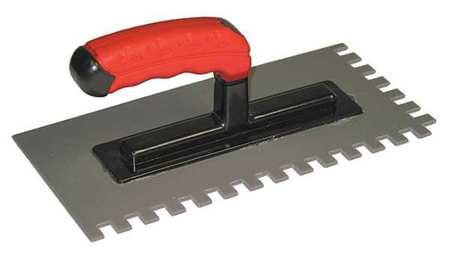 THERMOSOFT TRWL3812 PLASTIC TROWEL INCLUDES NOTCH