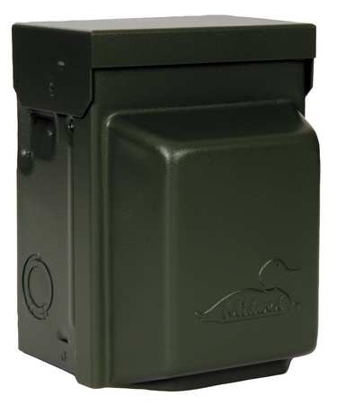 GENERAL CABLE U010010GRP POWER OUTLET 5-20R2GFCI 5X7 120V 20A GRN
