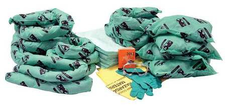 BRADY SPC ABSORBENTS SKH30-R 36 GAL CAPACITY CHEMICAL/HAZMAT SPILL KI