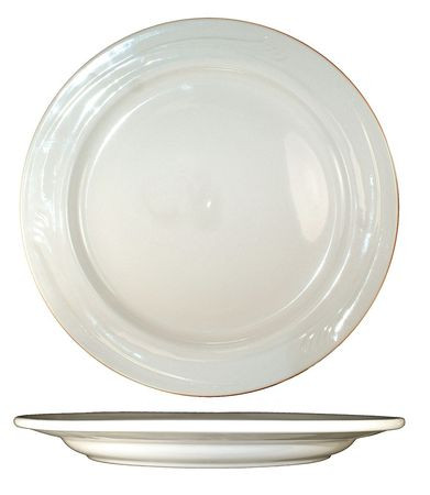 ITI NP-16 PLATE 10-1/2 DIA AMERICAN WHITE PK12