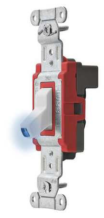 SNAPCONNECT SNAP1221ILWNA ILLUMINATED WALL SWITCH 1-POLE 20A WHT