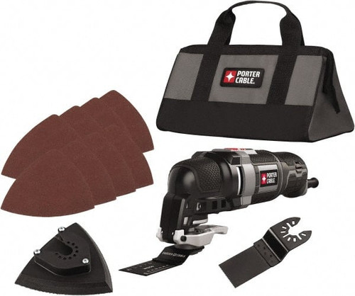 PORTER CABLE PCE606K 3 AMP OSCILLATING MULTI TOOL KIT
