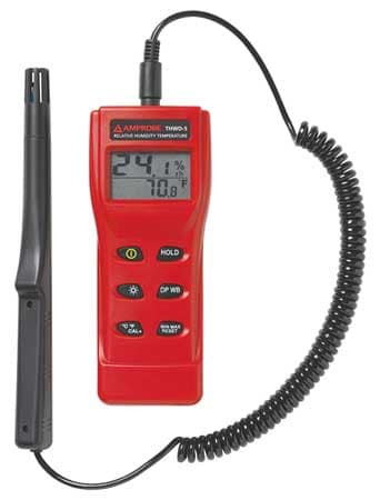 AMPROBE THWD-5 THE THWD-5 RELATIVE HUMIDITY AND TEMPERA