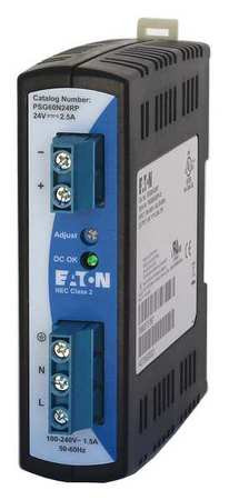 EATON PSG60N24RP DC POWER SUPPLY,24VDC,2.50A,50/60 HZ