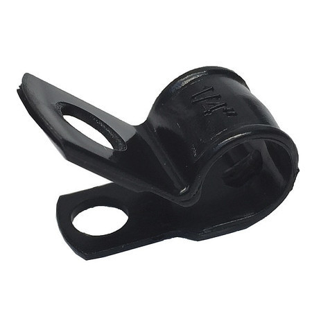 GARDNER BENDER PPC-1525UVB 1/4IN BLK PLAST 1 HOLE CLAMP