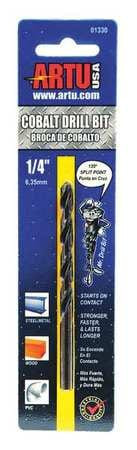 ARTU 01330 JOBBER BIT 1/4 IN. COBALT STEEL