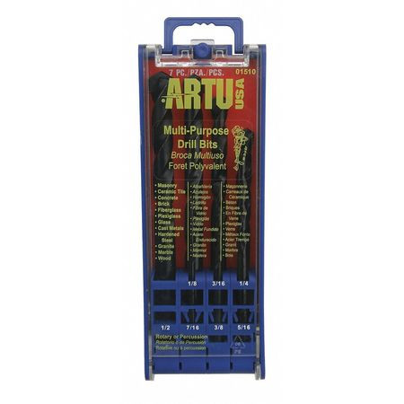 ARTU 01510 7PC DRILL BIT SET