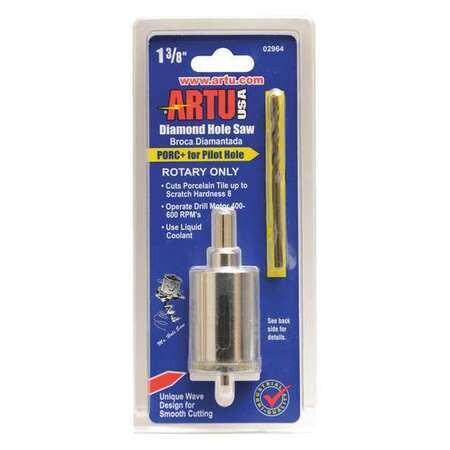 ARTU 02964 DIAMOND HOLESAW 1-3/8IN
