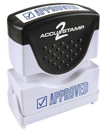 ACCUSTAMP 2 038840 D3769 MICROBAN MESSAGE STAMP APPROVED 3/