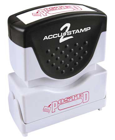 ACCUSTAMP 2 038845 D3768 MICROBAN MESSAGE STAMP POSTED 1/4