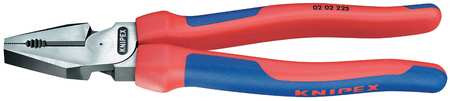 KNIPEX 02 02 225 LINEMANS PLIERS,9",ERGONOMIC HANDLE