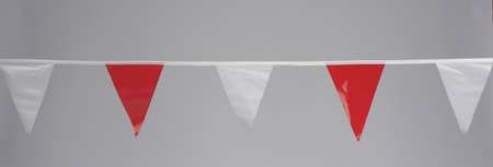 CORTINA 03-401-60 PENNANTS VINYL RED/WHITE 60 FT.