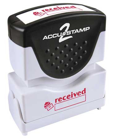ACCUSTAMP 2 038835 D3768 MICROBAN MESSAGE STAMP RECEIVED 5/