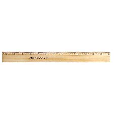 WESTCOTT 05018 RULER WOOD 18 IN