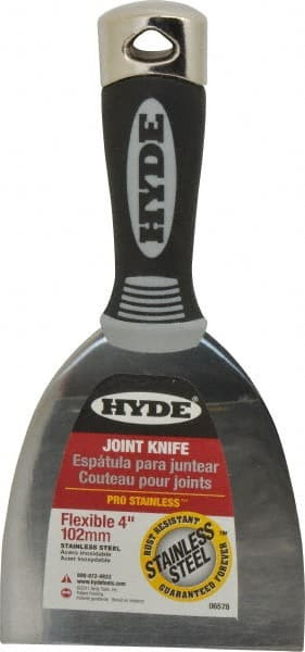 HYDE TOOLS 06578 JOINT KNIFE, FLEXIBLE STEEL BLADE, 4-IN.