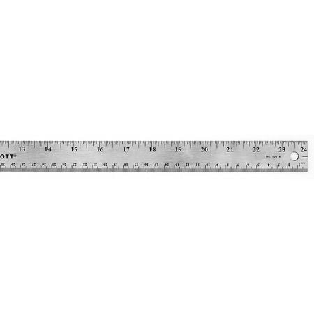 WESTCOTT 10418 RULER 24 STAINLESS STEEL