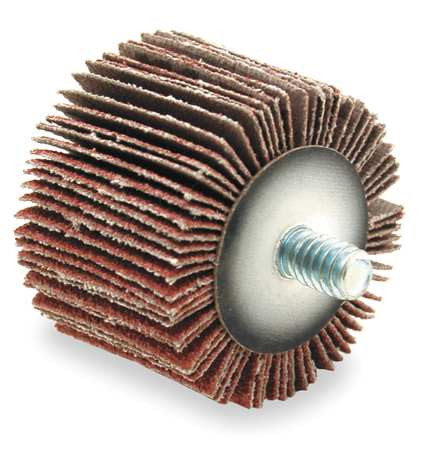 ARC ABRASIVES 12218 FLAP WHEEL AO 2X1/2X1/4-20 SHANK 120G