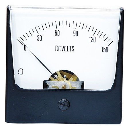 GRAINGER GLOBAL SOURCING 12G445 ANALOG PANEL METER DC VOLTAGE 0-150 DC V