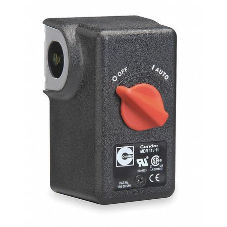 CONDOR USA INC 11EA2X PRESSURE SWITCH DPST 80/100 PSI DIAPHRGM