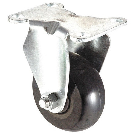 GRAINGER GLOBAL SOURCING 1UKA7 RIGID PLATE CASTER POLYE 5 IN. 350 LB.