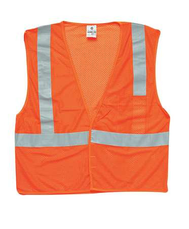 ML KISHIGO 1084-4X HIGH VISIBILITY VEST CLASS 2 4XL ORANGE