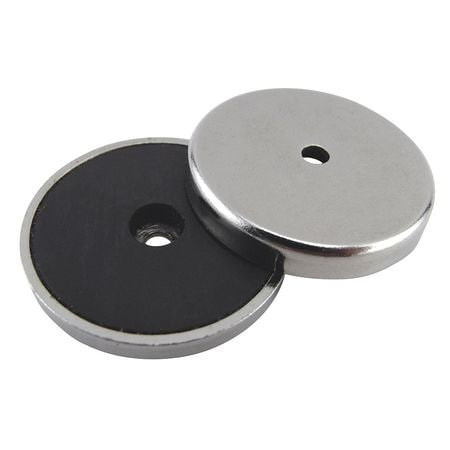GRAINGER GLOBAL SOURCING 10E850 ROUND BASE MAGNET 11 LB PULL