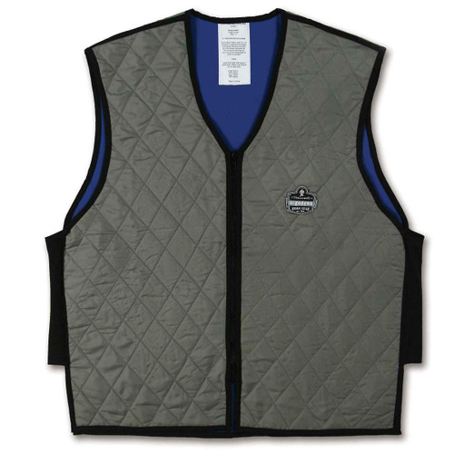 ERGODYNE 12547 VEST,6665 COOLING,GRAY,3X
