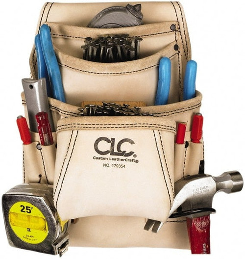 CLC CUSTOM LEATHER CRAFT 179354 CARPENTER'S NAIL & TOOL BAG