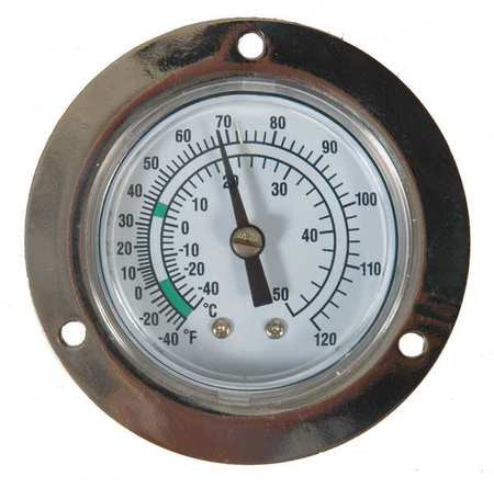 GRAINGER GLOBAL SOURCING 1EPF1 D3808 ANALOG PANEL MT THERMOMETER -40 TO