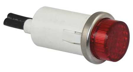 GRAINGER GLOBAL SOURCING 20C856 RAISED INDICATOR LIGHT RED 240V