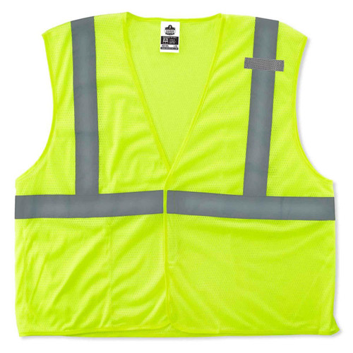 ERGODYNE 21027 VEST,8210HL CLASS 2,LIME,