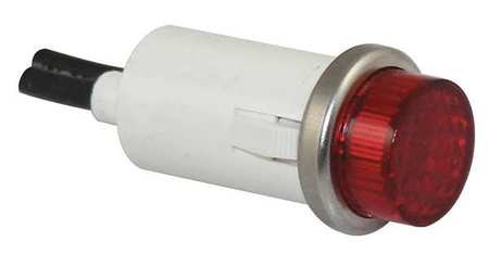 GRAINGER GLOBAL SOURCING 20C845 RAISED INDICATOR LIGHT RED 24V