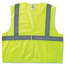 ERGODYNE 20973 CLASS 2 SUPER ECONO MESH VEST,LIME,S/M
