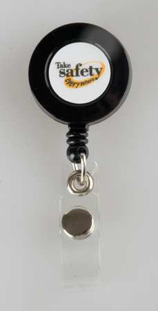 QUALITY RESOURCE GROUP 21GBHSE BADGE HOLDER TAKE SAFETY EVERYWHERE PK10