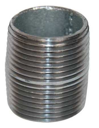 GRAINGER GLOBAL SOURCING 2WV50 NIPPLE 4 CLOSE GALV WELDED STEEL