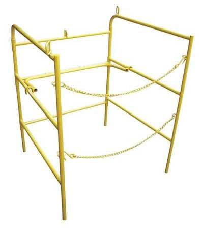 GRAINGER GLOBAL SOURCING 10K047 COLLAPSIBLE MANHOLE GRD RAIL 42X33X33IN