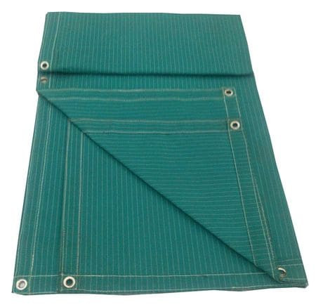 GRAINGER GLOBAL SOURCING 10P566 TARP TEAR RESISTANT CANVAS 20X20FT GREEN