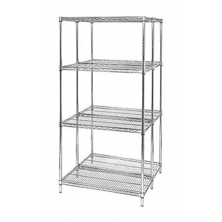 QUANTUM STORAGE SYSTEMS 2472C WIRE SHELF, 72"W X 24"D, 600 - 800 LB. C