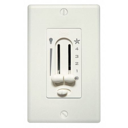 HUNTER 27183 FAN SPEED AND LIGHT CONTROL WHITE WALL