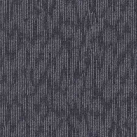 GRAINGER GLOBAL SOURCING 31HL74 CARPET TILE 19-11/16IN. L CHARCOAL PK20