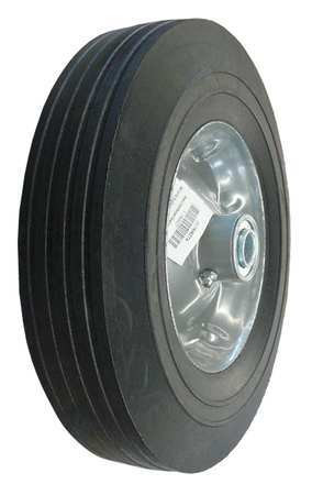 GRAINGER GLOBAL SOURCING 1NWZ7 SOLID RUBBER WHEEL 10 IN. 450 LB. SYM