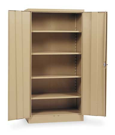 EDSAL MANUFACTURING COMPANY 1UFD6 STORAGE CABINET TAN 78 IN H 36 IN W
