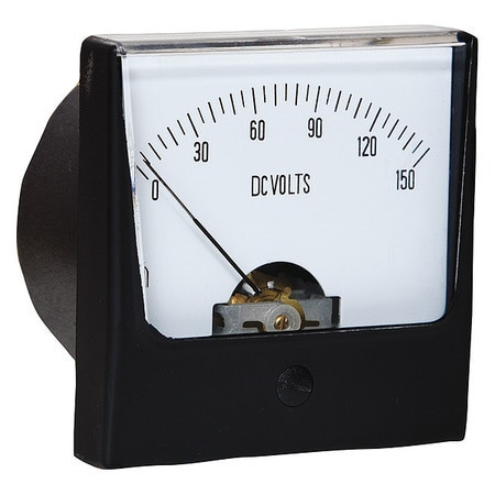 GRAINGER GLOBAL SOURCING 12G444 ANALOG PANEL METER DC VOLTAGE 0-150 DC V