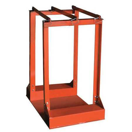 GRAINGER GLOBAL SOURCING 39J512 GAS CYLINDER RACK CAPACITY 4 CYLINDERS