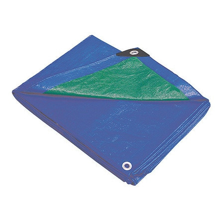 GRAINGER GLOBAL SOURCING 2W694 G8820 TARP POLYETHYLENE BLUE/GREEN 10X12
