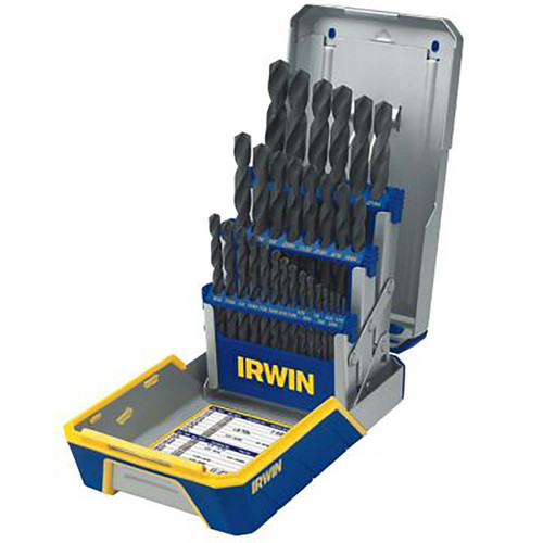 IRWIN 3018004 29PC DRLL BIT INDUST SET CASE BLK OXIDE