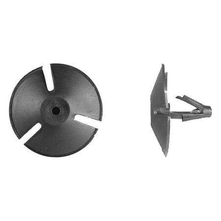 DISCO 1865PK RETAINER BLK NYLON 1/4IN 13/16IN L PK25